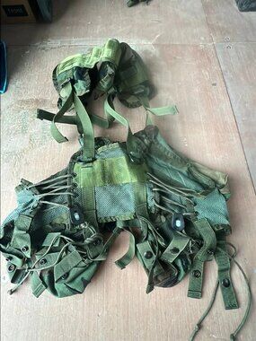 U.S. Military Issue Enhanced Tactical Load Bearing Vest (LBV II) Woodland The U.